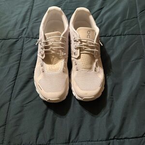 On Cloud Women’s Athletic Sneakers in Beige